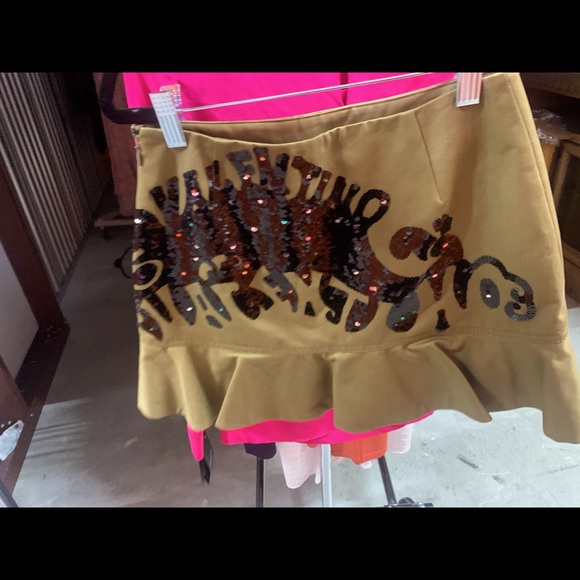 Valentino Mini Skirt in military green